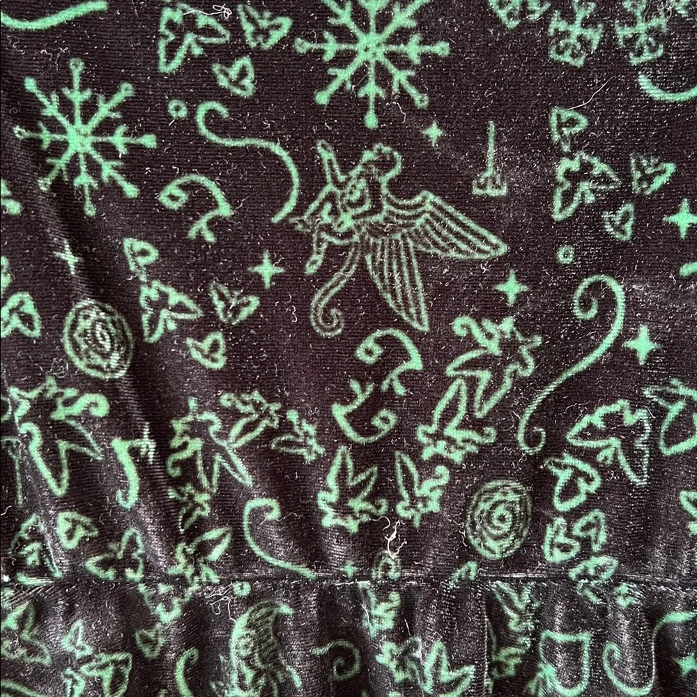 Wicked Collection Girl's Elphaba Velvet Dress Paul Tazewell Halloween Costume